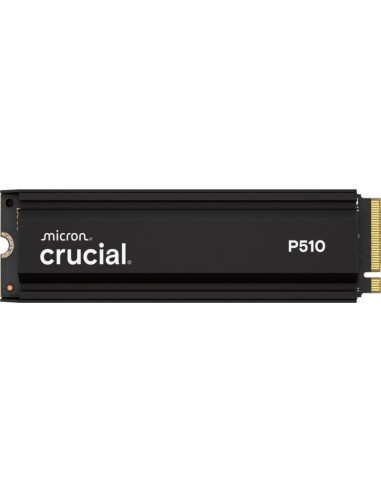 SSD, CRUCIAL, P510, 1TB, M.2, PCIe Gen5, NVMe, TLC, Write speed 9500 MBytes/sec, Read speed 11000 MBytes/sec, TBW 600 TB, CT100