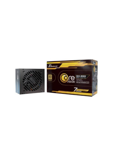 Power Supply, SEASONIC, CORE GX ATX 3.1, 650 Watts, Efficiency 80 PLUS GOLD, MTBF 100000 hours, COREGX-650