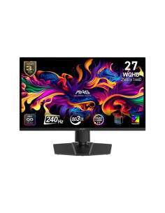 Monitor, MSI, MAG 271QP QD-OLED X24, 26.5", Gaming, Swivel, Pivot, Height adjustable, Tilt, Matte, Panel QD-OLED, 2560x1440, 16