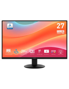 LCD Monitor, MSI, PRO MP272L, 27", Business, Matte, Panel IPS, 1920x1080, 16:9, 100Hz, 1 ms, Tilt, Colour Black, PROMP272L