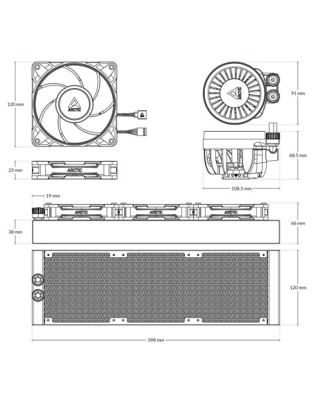 CPU COOLER S_MULTI/ACFRE00188A ARCTIC CPU COOLER S_MULTI/ACFRE00188A ARCTIC