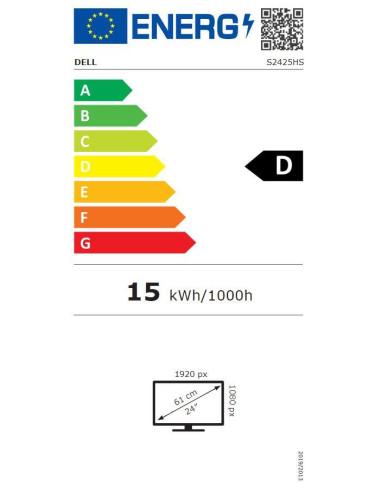 LCD Monitor, DELL, S2425HS, 23.8", Business, Panel IPS, 1920x1080, 16:9, 100Hz, Matte, 8 ms, Speakers, Swivel, Pivot, Height ad