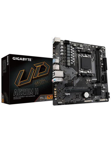 Mainboard, GIGABYTE, AMD A620, SAM5, Micro-ATX, Memory DDR5, Memory slots 2, 1xPCI-Express 3.0 16x, 1xPCI-Express 4.0 16x, 1xM.