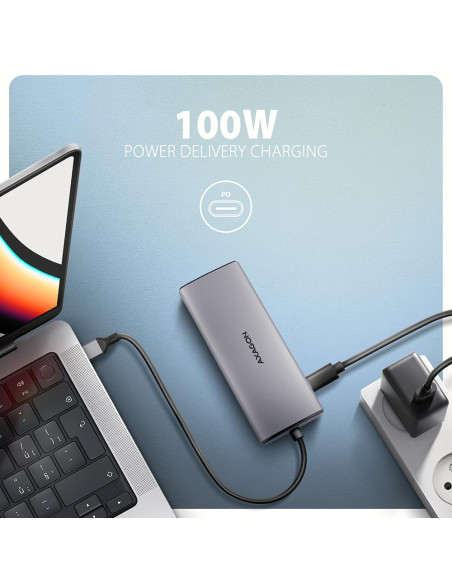 I/O HUB USB-C 6IN1 10GBPS/0.15M HMC-6G2L AXAGON