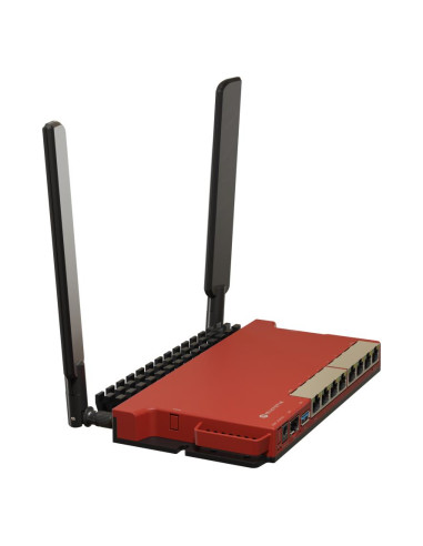 Wireless Router, MIKROTIK, Wireless Router, Wi-Fi 6, IEEE 802.11ax, USB 3.0, 8x10/100/1000M, 1xSPF, Number of antennas 2, L009U