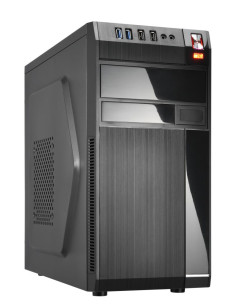 Case, GOLDEN TIGER, Baltimore 530, MiniTower, 450 Watts, MicroATX, Colour Black, BALTIMORE5302USB2450W