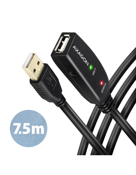 CABLE USB2.0 A-M/A-F ACTIVE/7M ADR-207 AXAGON