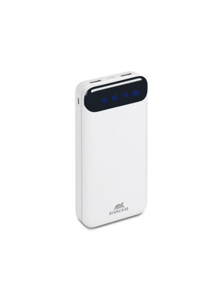 POWER BANK USB 20000MAH/WHITE VA2280 RIVACASE POWER BANK USB 20000MAH/WHITE VA2280 RIVACASE