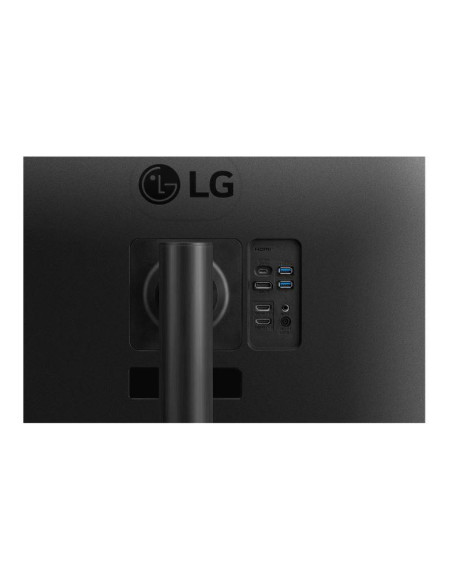 LCD Monitor, LG, 34WR55QK-B, 34", Business/Curved/21 : 9, Panel VA, 3440x1440, 21:9, 100Hz, 5 ms, Height adjustable, Tilt, Colo