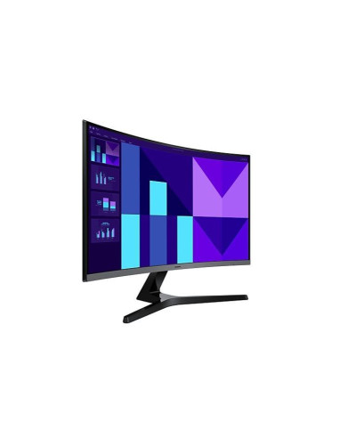 LCD Monitor, SAMSUNG, LS27D390GAUXEN, 27", Business/Curved, Tilt, Matte, Panel VA, 1920x1080, 16:9, 100Hz, 4 ms, LS27D390GAUXEN