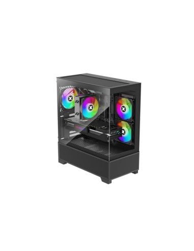 Case, XILENCE, XG172, MidiTower, Case product features Fan control panel/Transparent panel, Not included, Colour Black, XG172