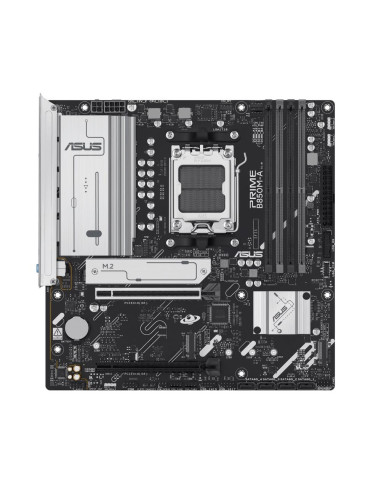 Mainboard, ASUS, AMD B850, SAM5, Micro-ATX, Memory DDR5, Memory slots 4, 1xPCI-Express 4.0 16x, 1xPCI-Express 5.0 16x, 3xM.2, 1