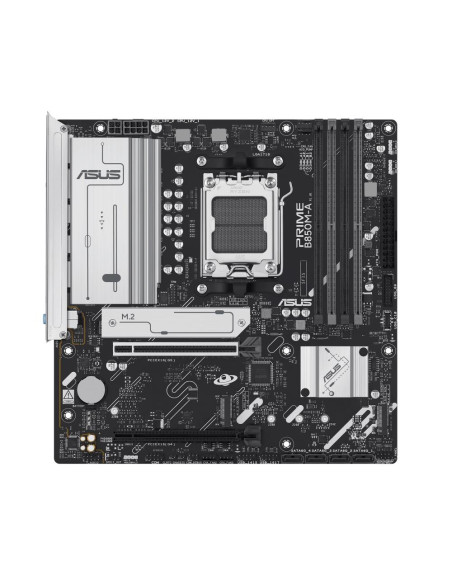 Mainboard, ASUS, AMD B850, SAM5, Micro-ATX, Memory DDR5, Memory slots 4, 1xPCI-Express 4.0 16x, 1xPCI-Express 5.0 16x, 3xM.2, 1 Mainboard, ASUS, AMD B850, SAM5, Micro-ATX, Memory DDR5, Memory slots 4, 1xPCI-Express 4.0 16x, 1xPCI-Express 5.0 16x, 3xM.2, 1