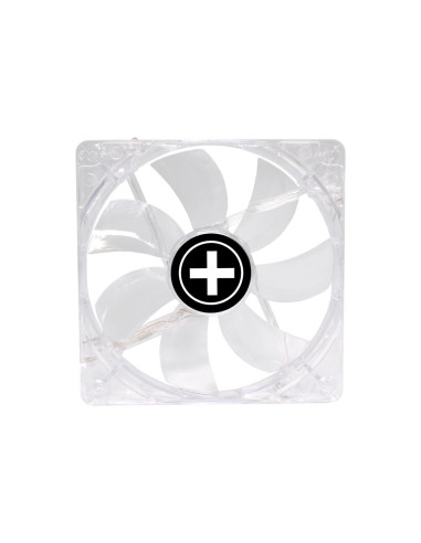 CASE FAN 120MM TRANSP 3PIN+4P/RED 12V XF046 XILENCE