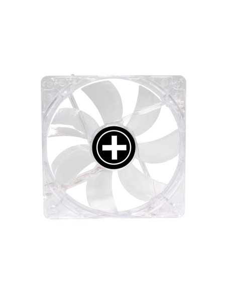 CASE FAN 120MM TRANSP 3PIN+4P/RED 12V XF046 XILENCE