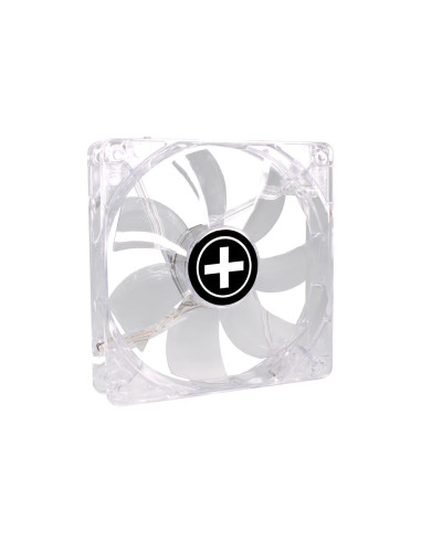 CASE FAN 120MM TRANSP 3PIN+4P/RED 12V XF046 XILENCE