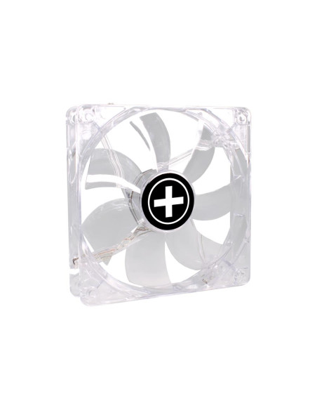 CASE FAN 120MM TRANSP 3PIN+4P/RED 12V XF046 XILENCE