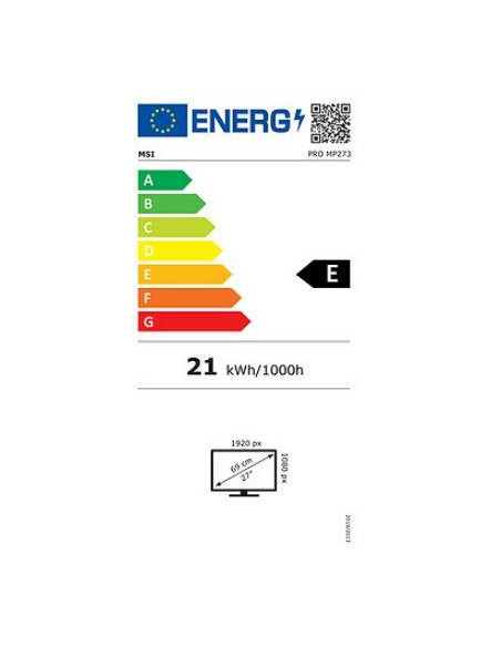 LCD Monitor, MSI, PRO MP273A, 27", Business, Panel IPS, 1920x1080, 16:9, 100Hz, Matte, 4 ms, Speakers, Tilt, Colour Black, PROM LCD Monitor, MSI, PRO MP273A, 27", Business, Panel IPS, 1920x1080, 16:9, 100Hz, Matte, 4 ms, Speakers, Tilt, Colour Black, PROM