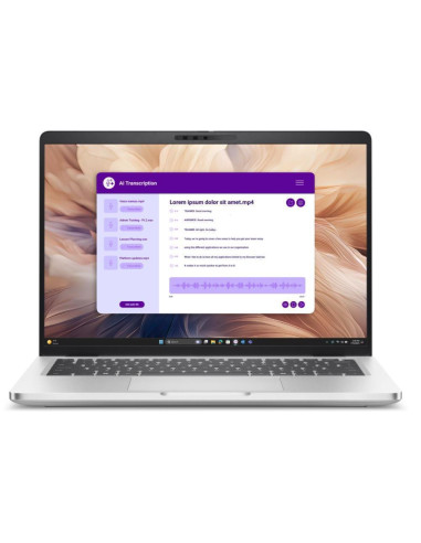 Notebook, DELL, Pro Plus, Pro Plus 2-in-1 (PB14250), CPU Core Ultra, u5-235U, 2000 MHz, CPU features vPro, 14", Touchscreen, RA