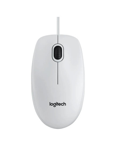 MOUSE USB OPTICAL B100/WHITE OEM 910-003360 LOGITECH