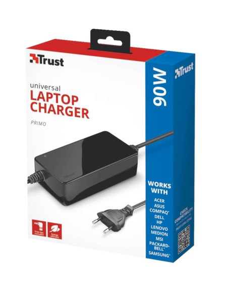 NB ACC AC ADAPTER 90W PRIMO/BLACK 22142 TRUST NB ACC AC ADAPTER 90W PRIMO/BLACK 22142 TRUST