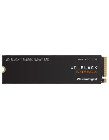 SSD, WESTERN DIGITAL, Black SN850X, 1TB, M.2, PCIE, NVMe, Write speed 6300 MBytes/sec, Read speed 7300 MBytes/sec, 2.38mm, TBW 