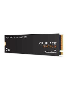 SSD, WESTERN DIGITAL, Black SN7100, 2TB, M.2, PCIe Gen4, NVMe, 3D TLC, Write speed 6900 MBytes/sec, Read speed 7250 MBytes/sec,