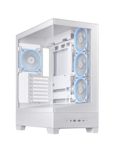 Case, ASUS, ASUS A31 PLUS Case, MidiTower, Case product features Transparent panel, ATX, BTX, MicroATX, MiniITX, Colour White, 