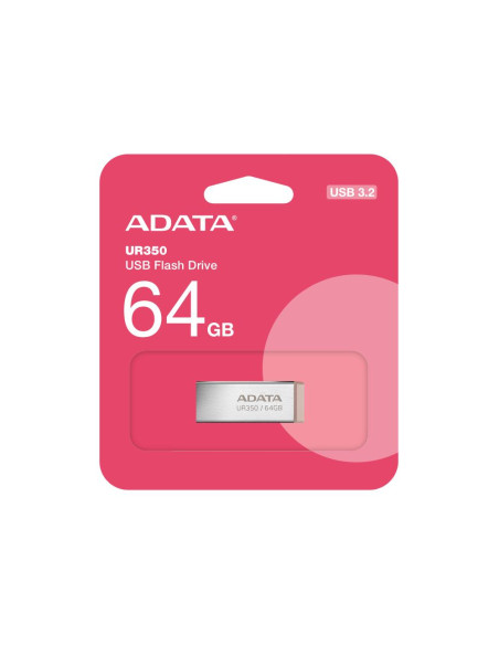 MEMORY DRIVE FLASH USB3.2 64GB/BROWN UR350-64G-RSR/BG ADATA