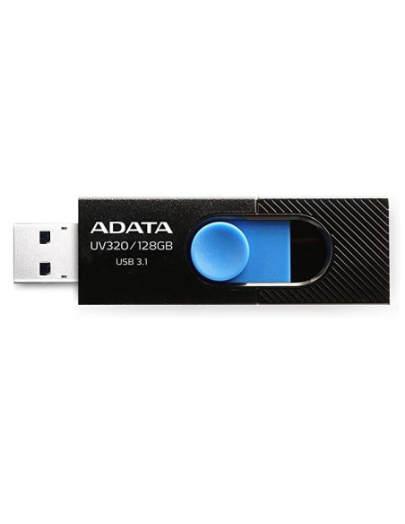 MEMORY DRIVE FLASH USB3 128GB/BLACK AUV320-128G-RBKBL ADATA MEMORY DRIVE FLASH USB3 128GB/BLACK AUV320-128G-RBKBL ADATA