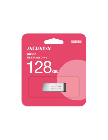 MEMORY DRIVE FLASH USB3.2 128G/BLACK UR350-128G-RSR/BK ADATA