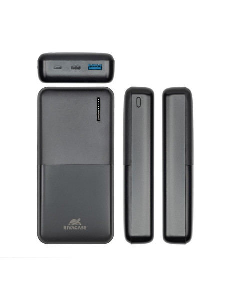 POWER BANK USB 20000MAH/BLACK VA2571 RIVACASE POWER BANK USB 20000MAH/BLACK VA2571 RIVACASE