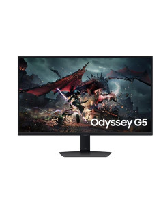 LCD Monitor, SAMSUNG, ODYSSEY G5, 32", Gaming, Panel IPS, 2560x1440, 16:9, 180Hz, 1 ms, Colour Black, LS32DG502EUXEN