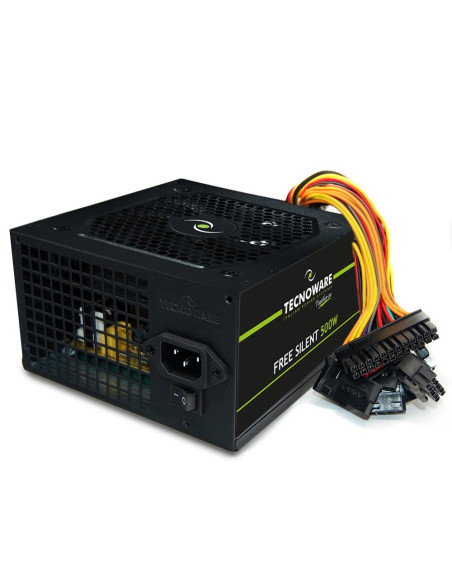 Power Supply, TECNOWARE, FREE SILENT 500W, ATX, PC, 180 - 264 V, 500 W, FAL506FS12B