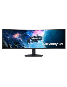 LCD Monitor, SAMSUNG, Odyssey G9, 49", Gaming/Curved, Panel VA, 5120x1440, 32:9, 1 ms, Swivel, Height adjustable, Tilt, Colour 