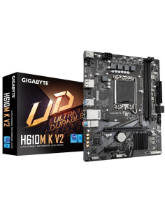 Mainboard, GIGABYTE, Intel H610, LGA1700, Micro-ATX, Memory DDR5, Memory slots 2, 1xPCI-Express 3.0 1x, 1xPCI-Express 4.0 16x, 