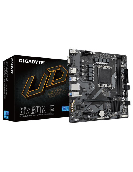 Mainboard, GIGABYTE, Intel B760 Express, LGA1700, Micro-ATX, Memory DDR5, Memory slots 2, B760ME1.0