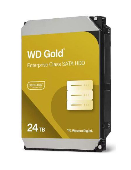 HDD, WESTERN DIGITAL, Gold, 24TB, SATA, 512 MB, 7200 rpm, 3,5", WD241KRYZ