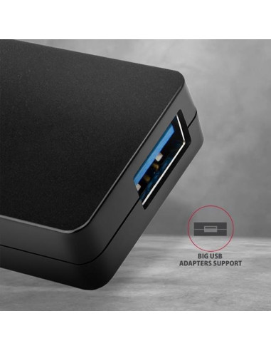 I/O HUB USB3.2 4PORT SLIM/0.14M HUE-G1A AXAGON