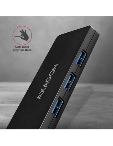 I/O HUB USB3.2 4PORT SLIM/0.14M HUE-G1A AXAGON