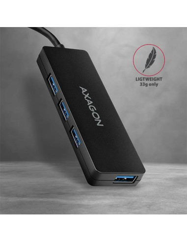 I/O HUB USB3.2 4PORT SLIM/0.14M HUE-G1A AXAGON