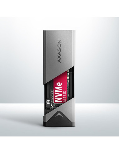 SSD ACC ENCLOSURE M.2 NVME/USB-C EEM2-UG2 AXAGON