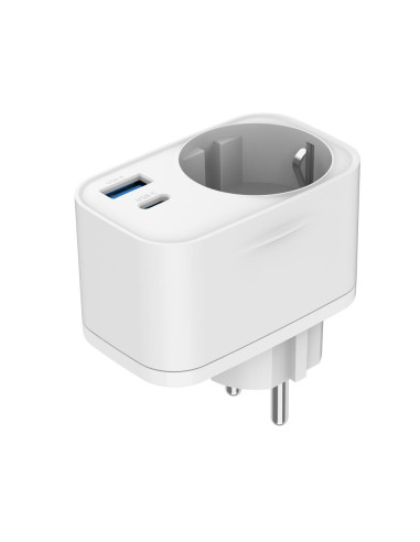 CHARGER USB UNIVERSAL 20W WHT/2P AC TA-ACPDQC20-01-W GEMBIRD