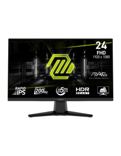LCD Monitor, MSI, MAG 242F, 23.8", Gaming, Matte, Panel IPS, 1920x1080, 16:9, 200Hz, 0.5 ms, Colour Black, MAG242F