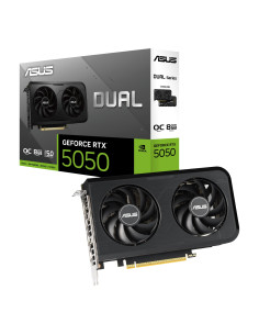 Graphics Card, ASUS, NVIDIA, GeForce RTX 5050, 8 GB, GDDR6, 128 bit, PCI Express 5.0, Active, DUAL-RTX5050-O8G