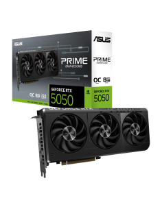 Graphics Card, ASUS, NVIDIA GeForce RTX 5050, 8 GB, GDDR6, 128 bit, PCIE 5.0 16x, GPU 2670 MHz, Two and Half Slot Fansink, PRIM