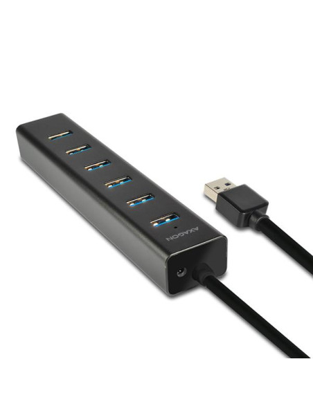 I/O HUB USB3.0 7PORT CHARGING/W/AC 1.2M HUE-SA7BP AXAGON