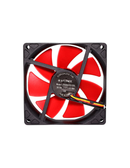 CASE FAN 92MM REDWING 3PIN+4P/12V XF038 XILENCE