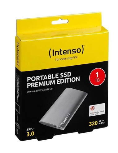 External SSD, INTENSO, 1TB, USB 3.0, 1,8", 3823460
