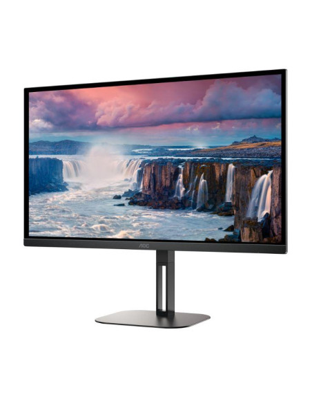 LCD Monitor, AOC, 27", Panel VA, 2560x1440, 16:9, 75 Hz, Matte, 4 ms, Speakers, Swivel, Pivot, Height adjustable, Tilt, Colour 